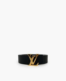 Louis Vuitton Initials 30 MM Monogram Reversible belt Black