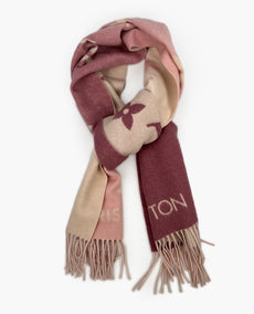 Louis Vuitton Cashmere Monogram Reykjavik Scarf Pink