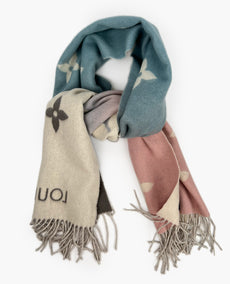 Louis Vuitton Cashmere Monogram Reykjavik Pastel Scarf