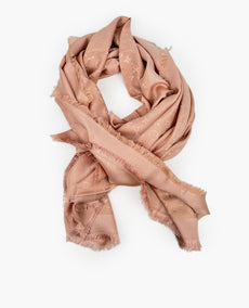 Louis Vuitton Monogram Shawl Natural Rose