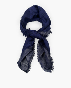 Louis Vuitton Monogram Blue Shawl