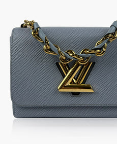 Louis Vuitton Twist MM Blue Epi