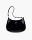 Prada Cleo Small Black Leather Shoulder Bag