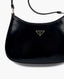 Prada Cleo Small Black Leather Shoulder Bag