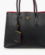 Prada Medium Saffiano Leather Double Bag Black