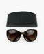 Prada Round Brown Sunglasses