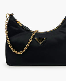 Prada Re-Edition 2005 Shoulder Bag Nylon Black