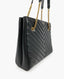 Saint Laurent Cabas Tribeca Black Chevron Tote Bag