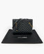 Saint Laurent Cabas Tribeca Black Chevron Tote Bag