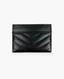 Saint Laurent Cassandre Matelasse´ Card Case In Black