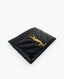 Saint Laurent Cassandre Matelasse´ Card Case In Black