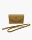 Saint Laurent Cassandre Matelasse Envelope WOC In Grain Embossed Leather