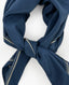 Saint Laurent Silk Scarf Blue