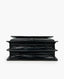 Saint Laurent Sunset Medium Croc-Effect Black Shoulder Bag SHW