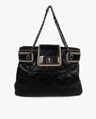 Chanel 2.55 Reissue Chain Tote Black Bag