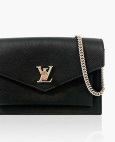 Louis Vuitton Mylockme Chain Black Pochette