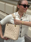 Chanel PST Beige Caviar GHW Tote