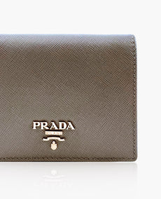 Prada Saffiano Wallet Beige