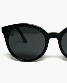 Prada Black Round Sunglasses