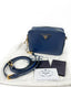 Prada Double Zip Crossbody Bag in Saffiano Leather Small