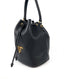 Prada Black Leather Bucket Bag