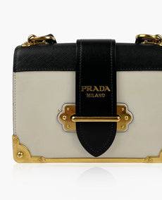 Prada Cahier Two Toned Bag