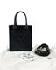 Prada Small Embossed Smooth Leather Tote