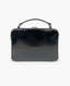 Prada Medium Brique Brushed Leather Bag Black