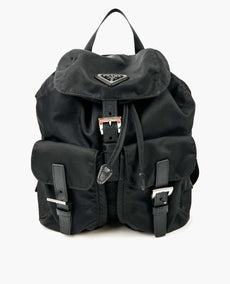 Prada Re-Nylon Small Black Backpack