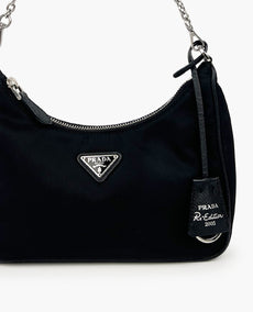 Prada Re-Edition 2005 Shoulder Bag Nylon Black