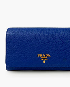 Prada Portafoglio Tracolla Royal Blue