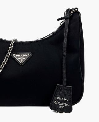 Prada Re-Edition 2005 Shoulder Bag Nylon Black