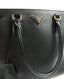 Prada Galleria Saffiano Black Leather Large Bag