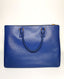 Prada Bluette Saffiano Lux Executive Large Double Zip Bag