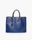 Prada Bluette Saffiano Lux Executive Large Double Zip Bag