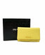 Prada Small Saffiano Card Holder Sunny Yellow