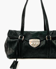 Prada Antic Easy A Push lock Shoulder Bag