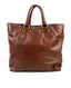 Prada Brown Soft Calfskin Leather Large Shopping Tote Bag