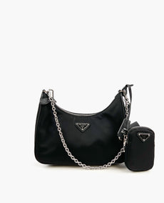 Prada Re-Edition 2005 Shoulder Bag Nylon Black