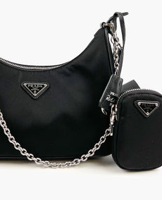 Prada Re-Edition 2005 Shoulder Bag Nylon Black