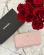 Chanel Long Wallet Timeless Caviar Light Pink GHW