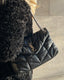 Saint Laurent Loulou Puffer Small Black Lambskin SHW