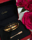 Cartier Love Bracelet Double Band Bangle Rose Gold 18