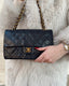 Chanel Timeless Vintage Medium Lambskin Black GHW 24k