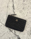 Chanel Camellia Pouch Lambskin Black SHW
