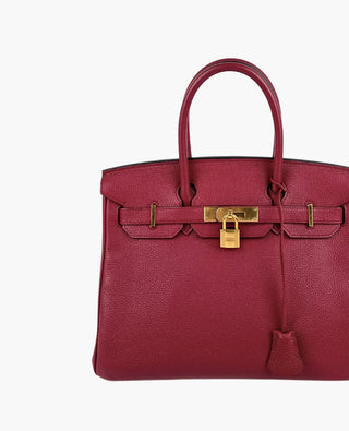 Hermès Birkin 30 Rouge Grenat Togo GHW