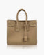 Saint Laurent Sac De Jour Grained Leather Small Tote Bag Dark Beige