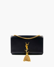 Saint Laurent Medium Kate Tassel Black Bag GHW