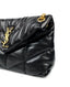 YSL Puffer Small Bag in Quilted Black Lambskin