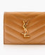 Saint Laurent Small Chevron Wallet